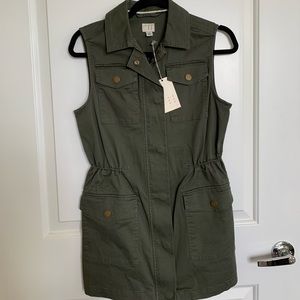*New with tags* A New Day XS Khaki Green Vest